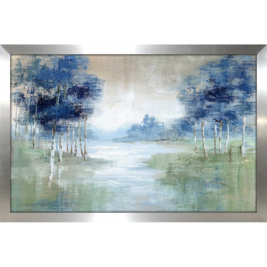 "Birch River (Horizontal)" by Nan Print on Acrylic