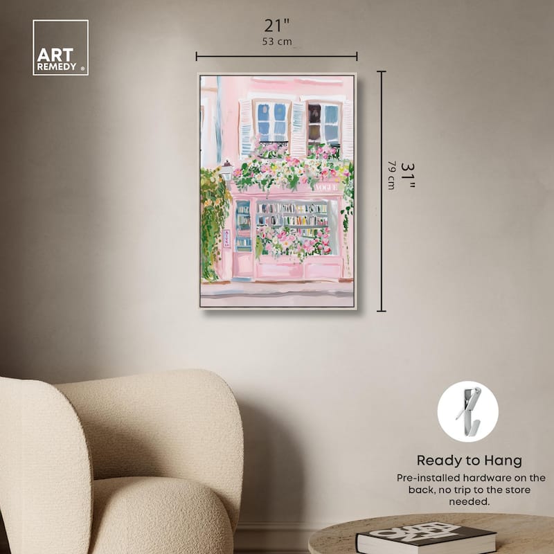 Little Magazine Store Canvas by Art Remedy