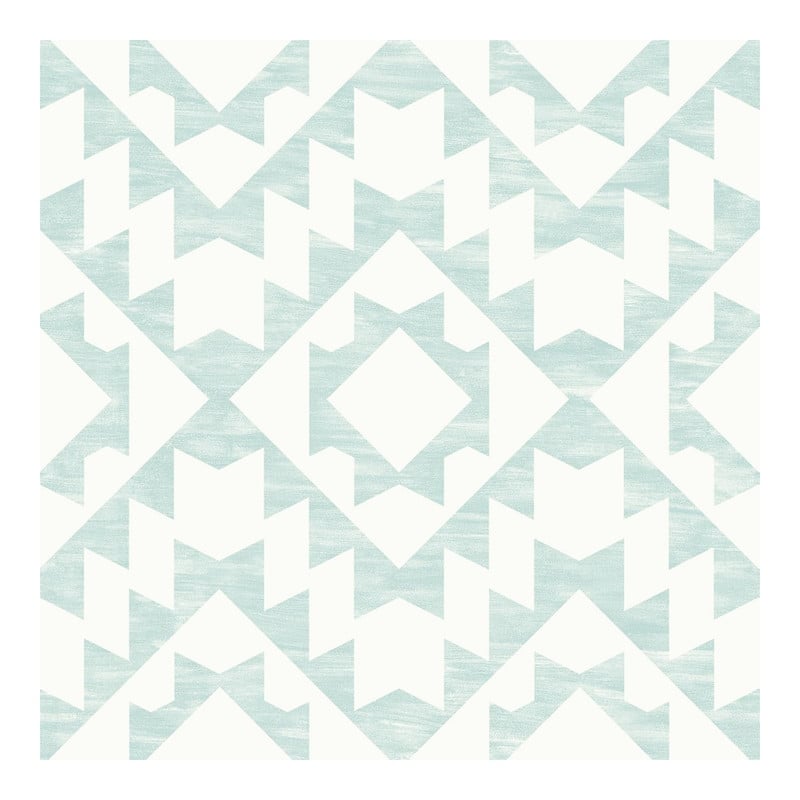 ESTA Home Fantine Mint Geometric Wallpaper - 20.5 x 396 x 0.025