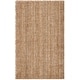 preview thumbnail 43 of 171, SAFAVIEH Jerneja Handmade Solid Chunky Jute Area Rug 5' x 8' - Natural