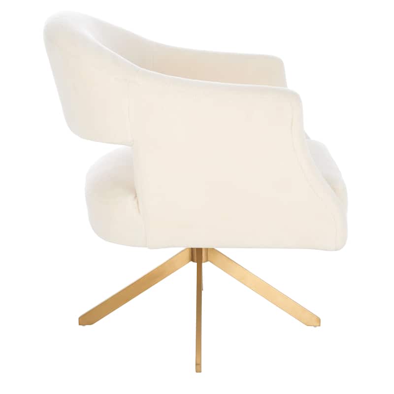 SAFAVIEH Couture Sanni Swivel Accent Chair - 27Wx29Dx33H