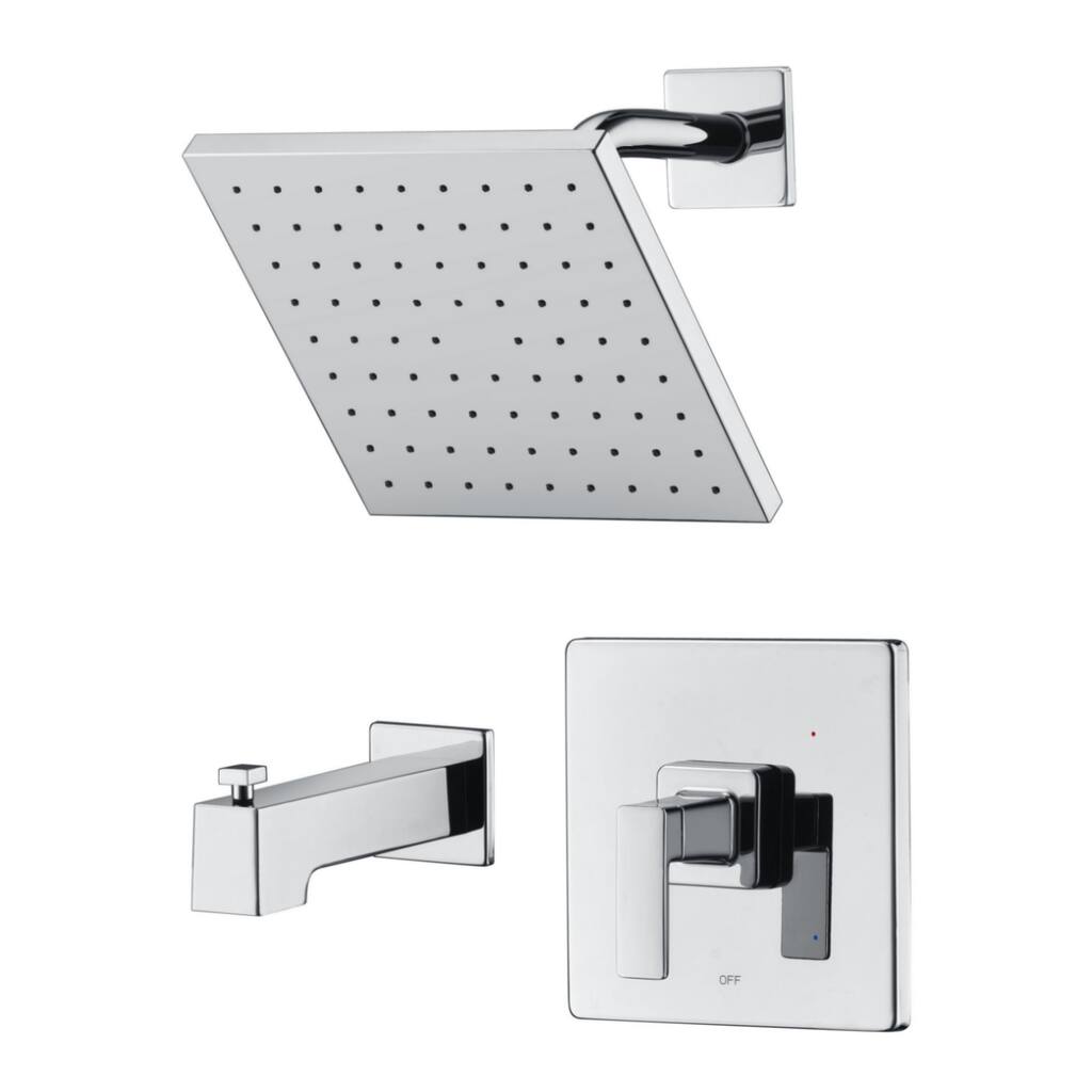 Ultra Faucets Rift Collection Single-Handle Tub and Shower Trim - Chrome Polished UF70700