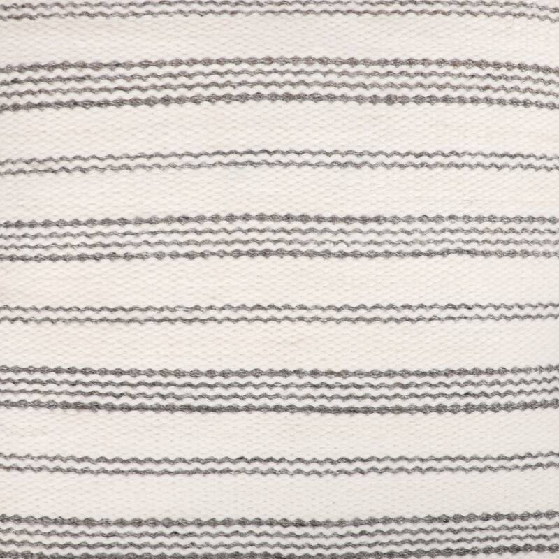 Sevita Farmhouse Striped Hand-Woven Indoor/Outdoor Throw Pillow