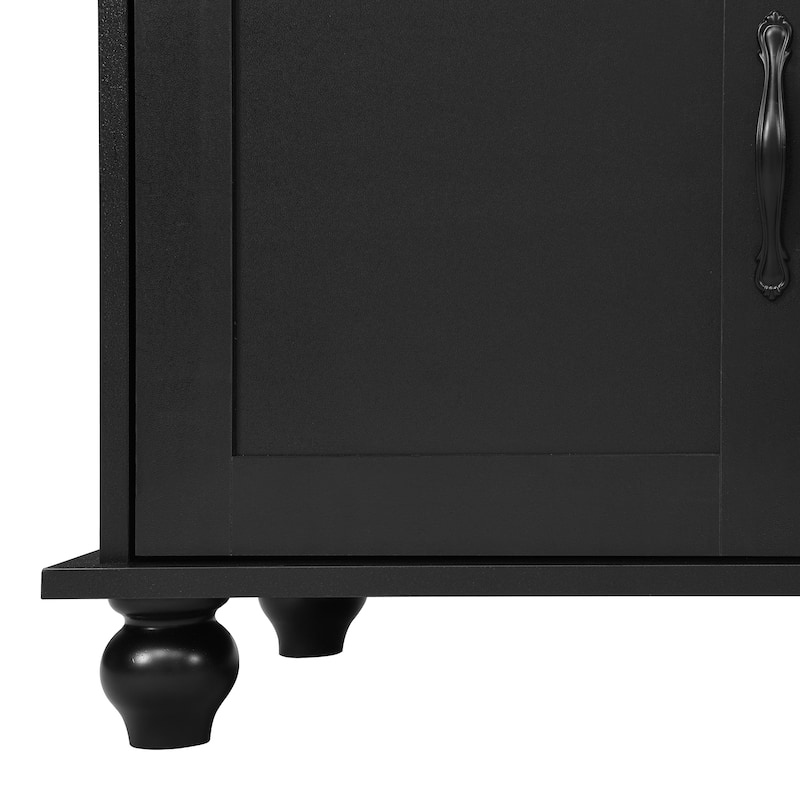 80.30"H Hall Tree with Storage Cabinet, Entryway Coat Rack with 2 Large Drawers and 5 Coat Hooks, Widen Mudroom Bench