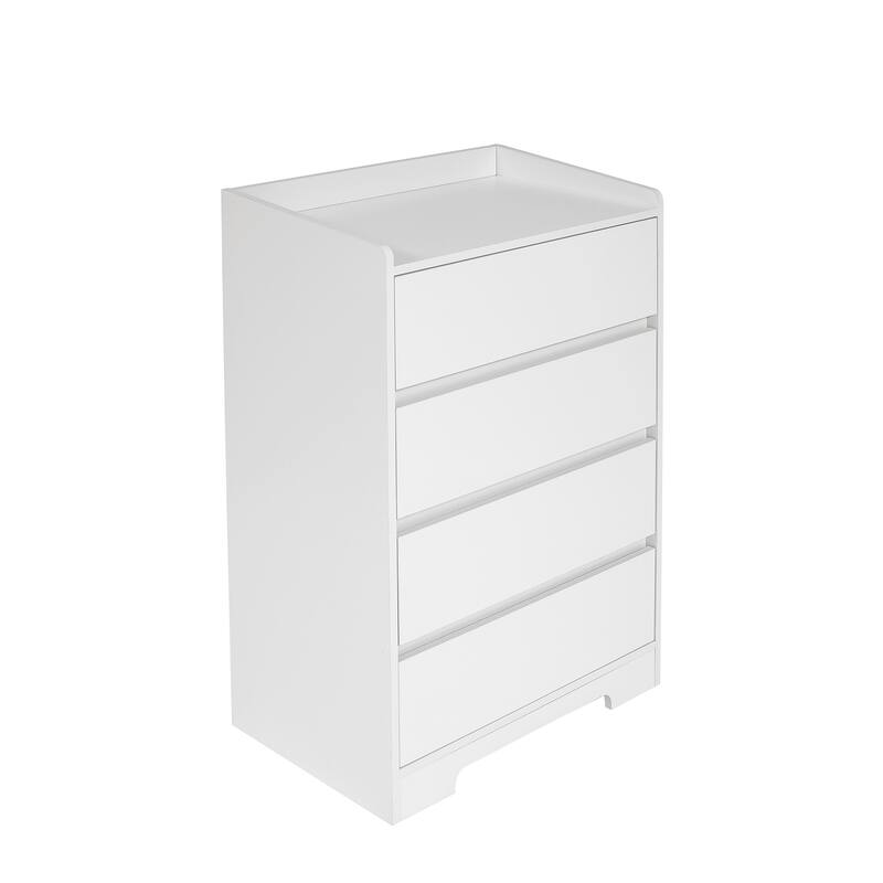 Modern Cabinet with Sturdy Frame of 4 Drawer Dresser