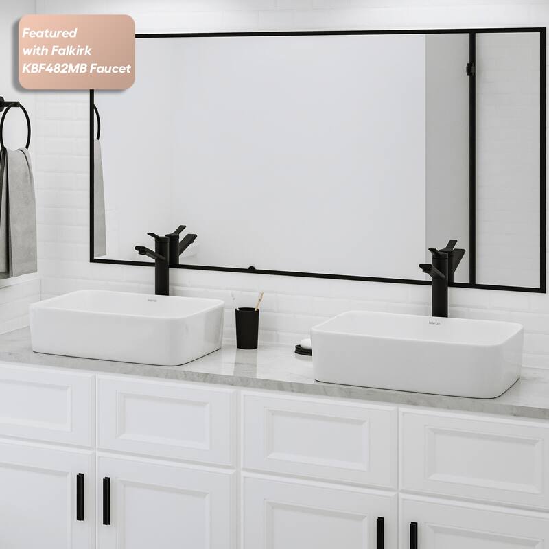 Karran Valera 19" Vitreous China Vessel Bathroom Sink in White