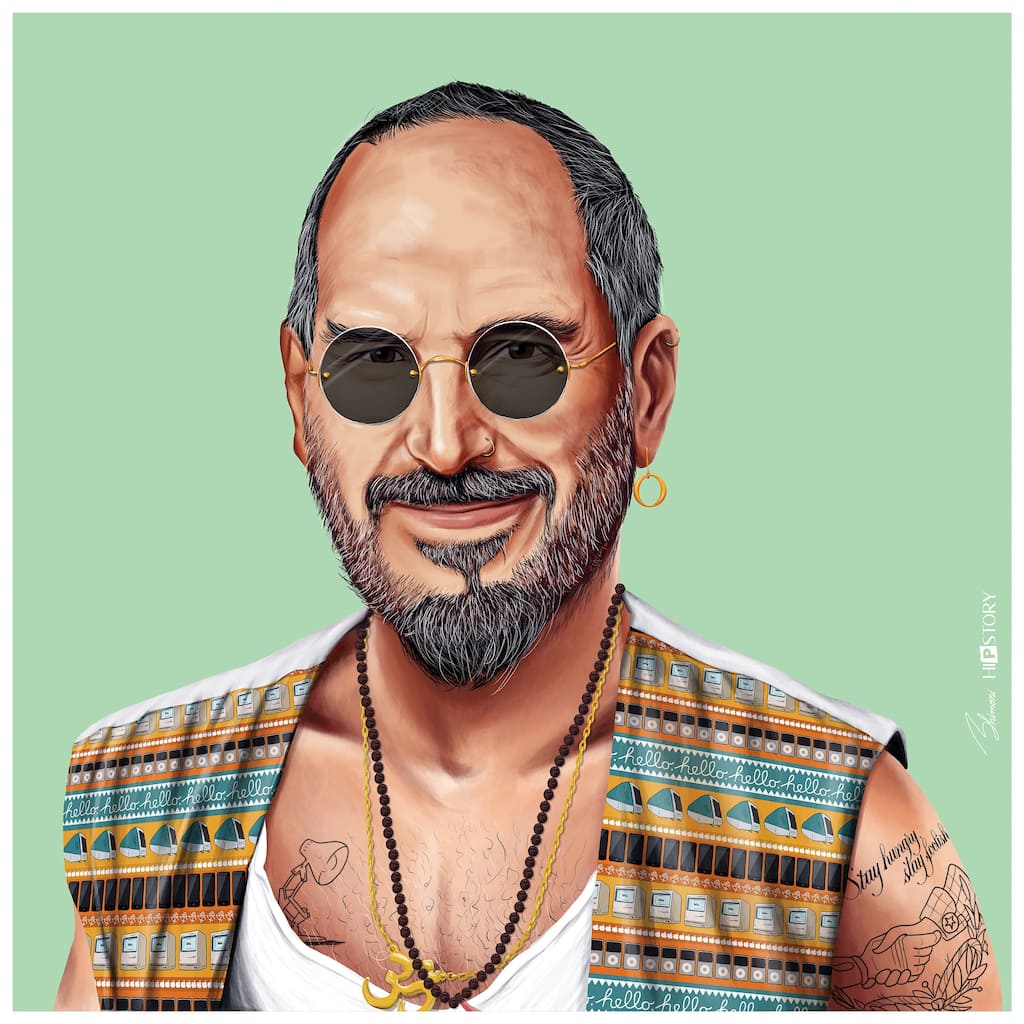 Empire Art Direct "Hip Steve" Printed Tempered Art Glass Wall Art - Multi-Color
