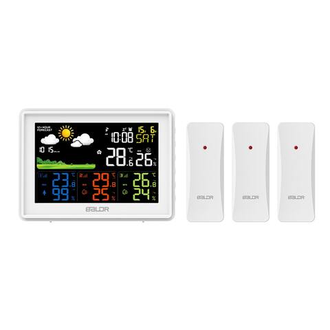 Wireless Weather Station Main Unit with 3 Remote Sensors