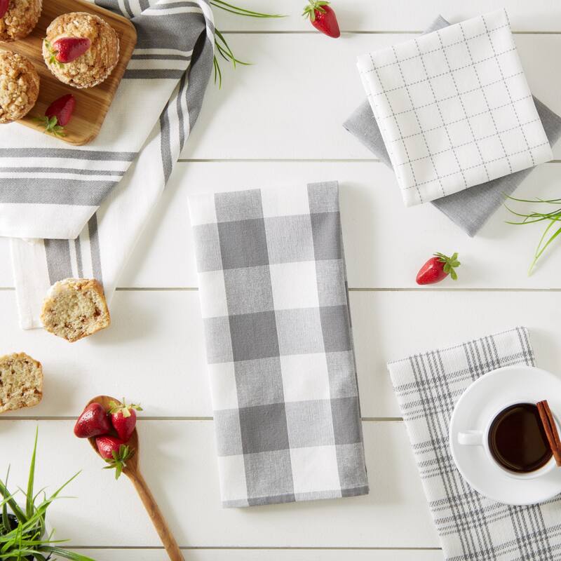 DII Asst Vintage Everyday Dishtowel (Set of 5)