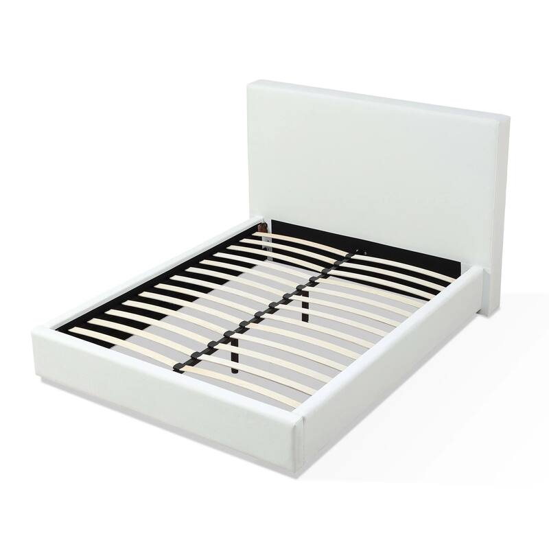 Seabourne Modern Platform Bed Frame in Pearl