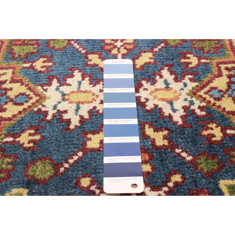ECARPETGALLERY Hand-knotted Serapi Heritage Dark Blue Wool Rug - 2'7 x 9'7
