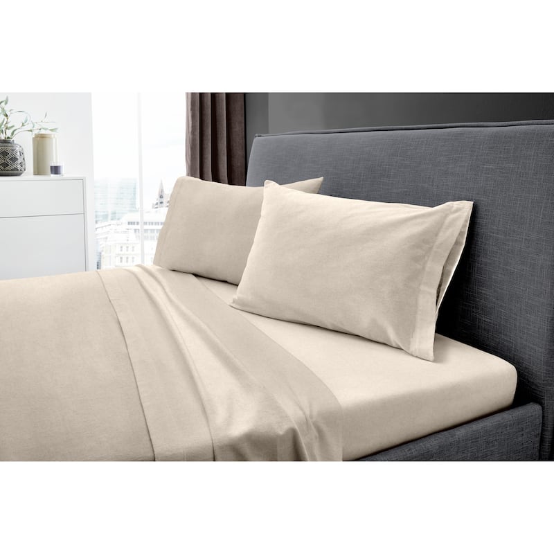 Dormisette Luxury German Flannel 6-Ounce Cotton Bed Sheet Set