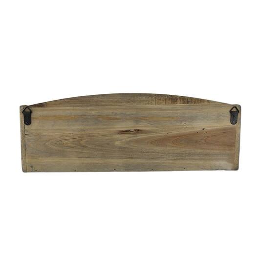 Shop Wooden Retro Wall Shelf Organizer W 4 Drawers Overstock 16940502