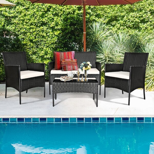 Gymax 8 piece patio set sales