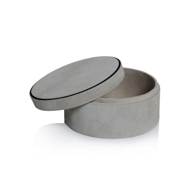 Arden Suede Leather Decorative Box
