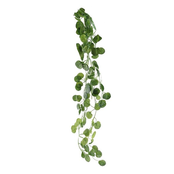 Home Garden Plastic Crabapple Leaves Wall Door Ornament Hanging Ivy Vine Green
