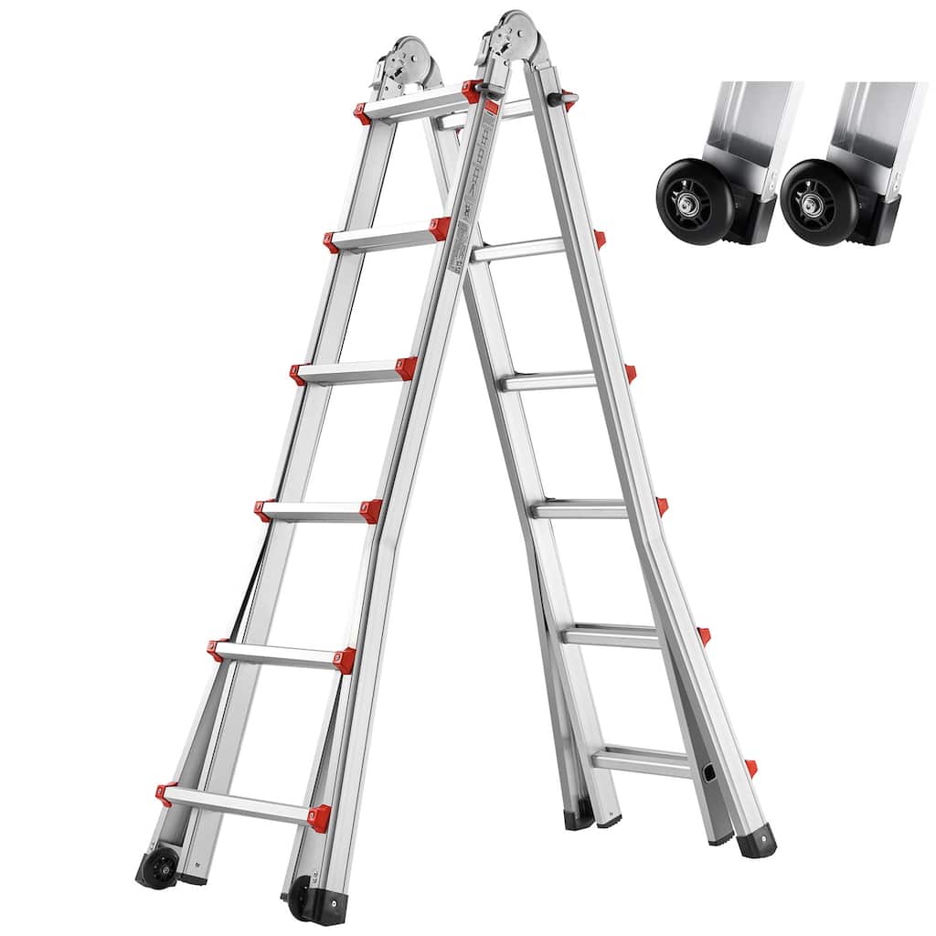 Telescoping Ladder A Frame 20.5FT / 6230 mm Extension Multi-Function for Homework