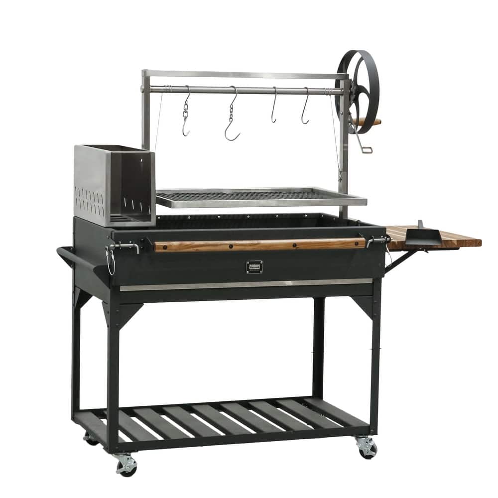 Backyard Discovery Argentine Santa Maria Wood Fire & Charcoal Grill - premium