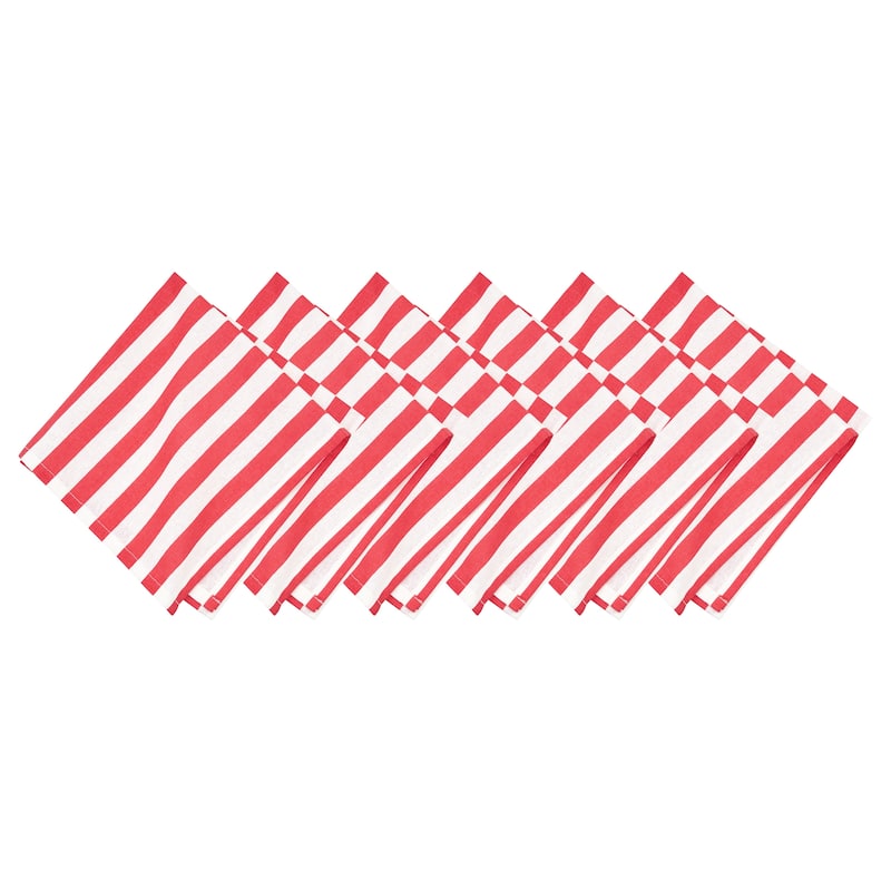 Watermelon Whimsy Cotton Napkin Machine Washable Set of 6