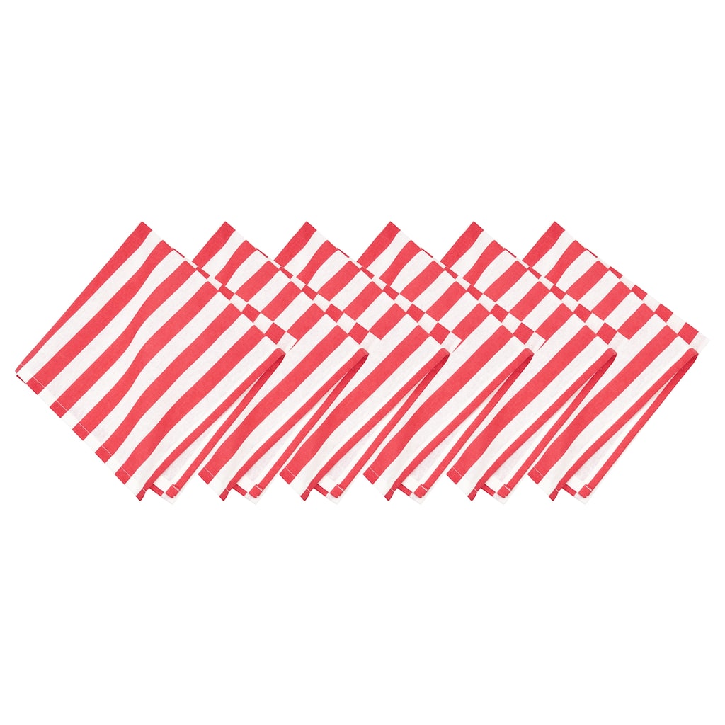 Watermelon Whimsy Cotton Cloth Napkin Machine Washable Set of 6