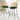 Upholstered Swivel Counter/ Bar Stools with Rattan Back