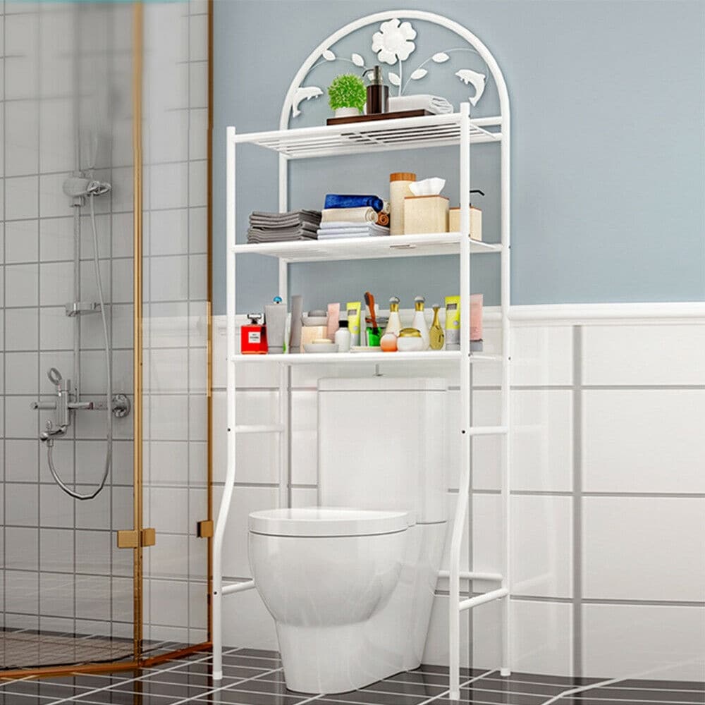 Three tier discount bathroom shelf