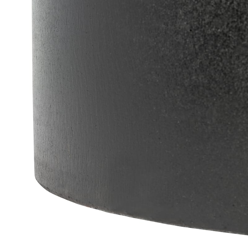 SAFAVIEH Outdoor Daijah Black Planter - 22"W x 22"D x 19"H