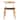 Natural Solid Wood Dining Elbow Chairs With PU Leather or Beige Fabric Cushion Seat And Oak Frame