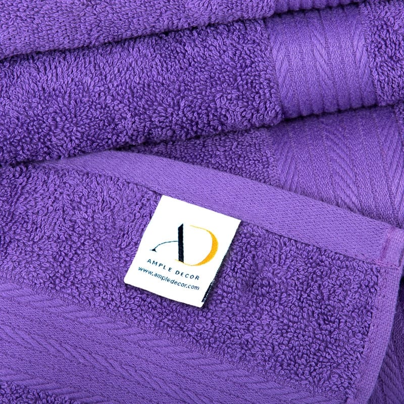Cotton 600GSM Bathroom Hand Towel 18X28 Inch by Ample Decor