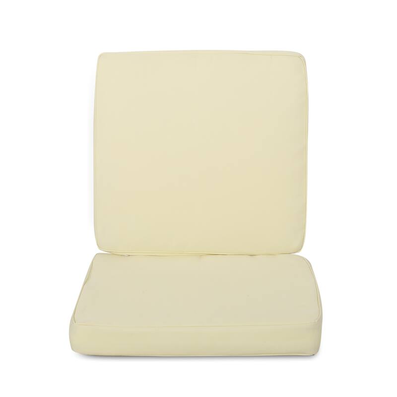 Coesse Outdoor Water Resistant Fabric Club Chair Cushions (Set of 2) by Christopher Knight Home
