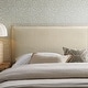 preview thumbnail 5 of 52, Camille Upholstered Striped Linen Blend Headboard