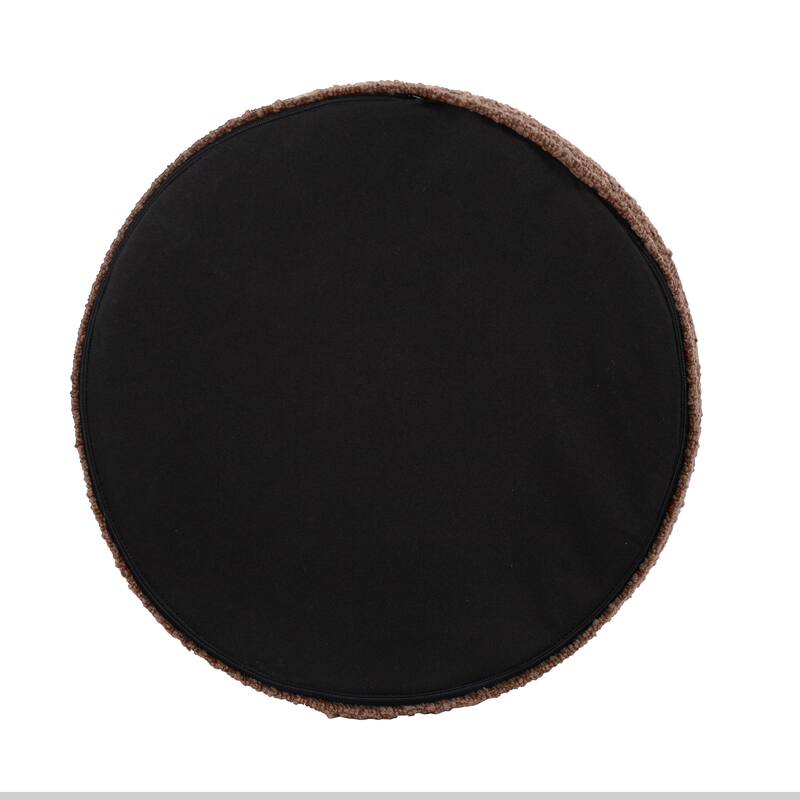 Allan Andrews No Tip Cylinder Ottoman with Cover, Barbet Collection