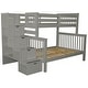 preview thumbnail 14 of 19, Taylor & Olive Trillium Twin over Full Stairway Bunk Bed