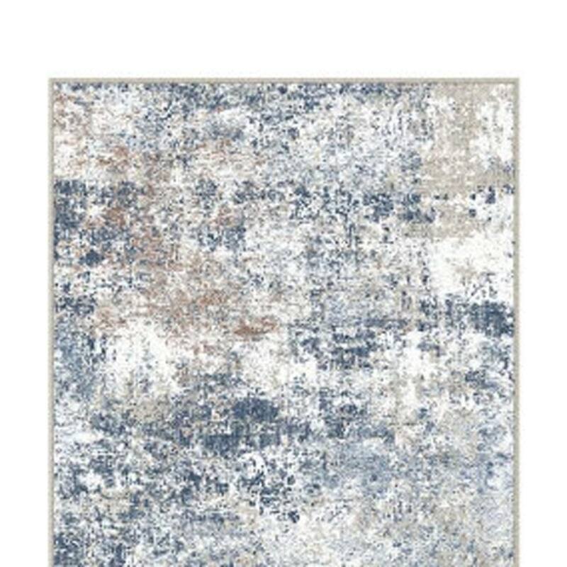 HomeRoots Abstract Modern Rectangle Area Rug