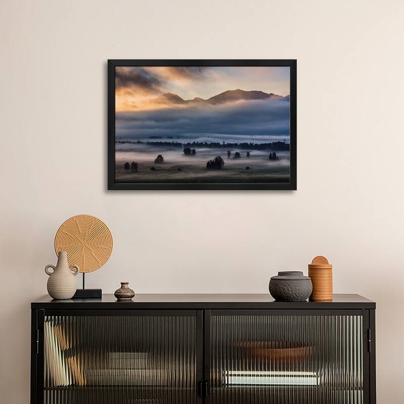 Autumn Morning... Premium Framed Poster by Nina Pauli