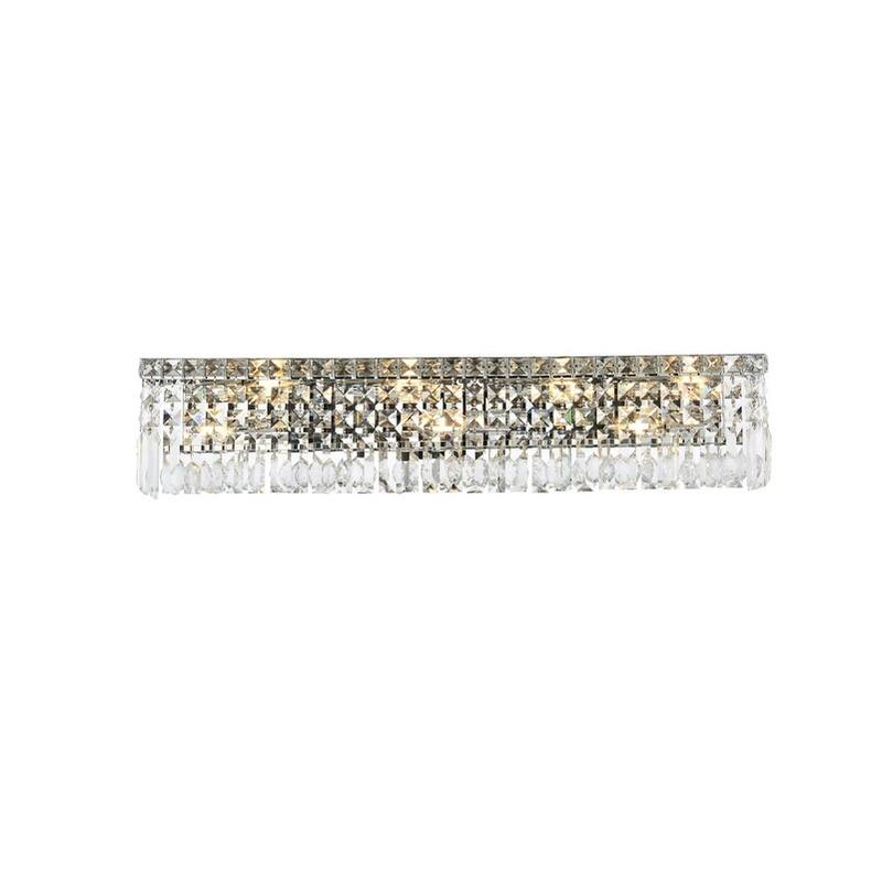 Elegant Lighting V2032W30/RC Maxime 7 Light 6" Tall Wall Sconce with