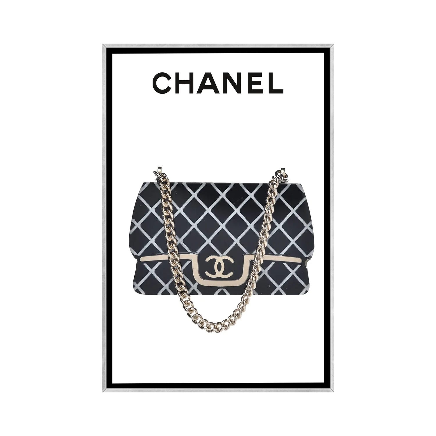 iCanvas Chanel Bag by Julie Schreiber Framed - On Sale - Bed Bath &  Beyond - 37696551