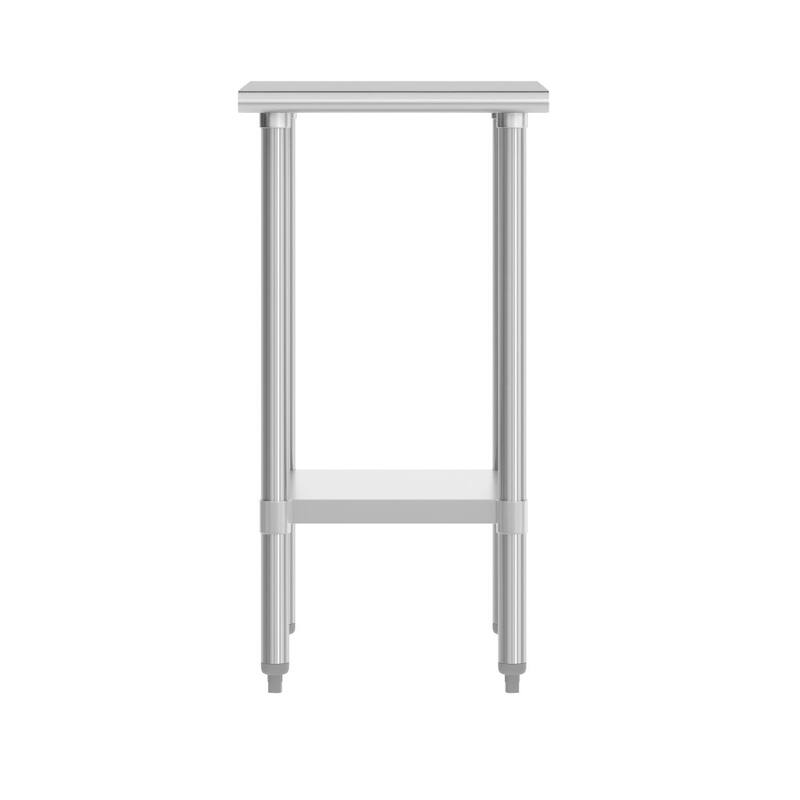 Stainless Steel 18 Gauge Work Table with Undershelf