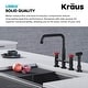 preview thumbnail 117 of 165, Kraus Urbix Industrial Solid Brass Kitchen Faucet