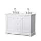 Option White / White Quartz Top / Polished Chrome