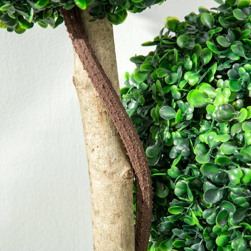 HOMCOM 35.5" Artificial Plant in Pot