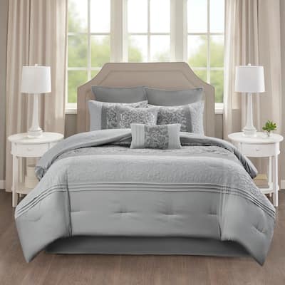 510 Design Lynda Embroidered 8 Piece Comforter Set