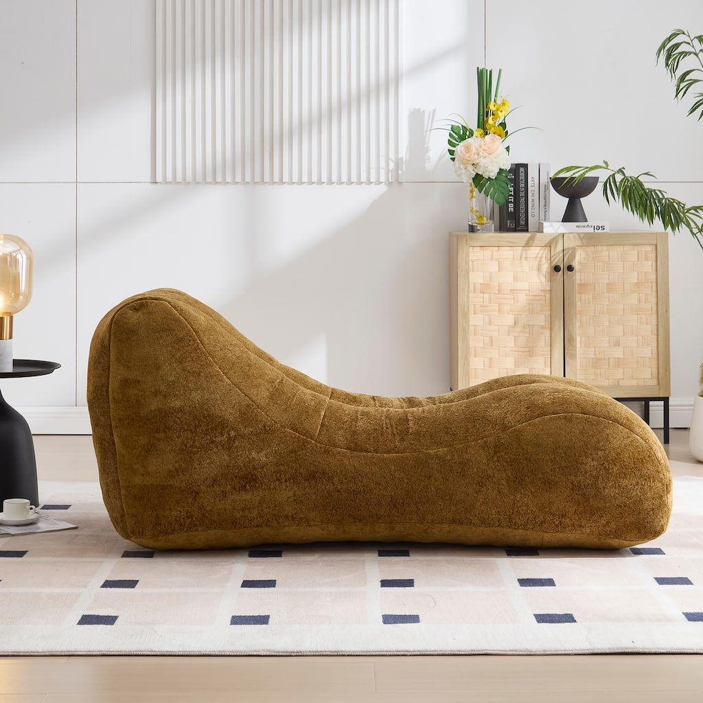 Creative bean bag sofa chair for adults filled with high-quality sponge that is plump and elastic fitting the curves of