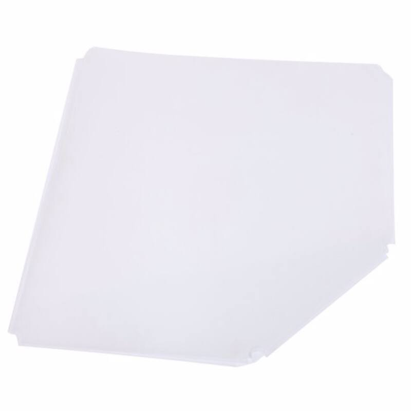 6-Layer Plastic Coated Polygonal Corner Shelf with 2" PP Wheels - (26.77 x 26.77 x 70.87)"