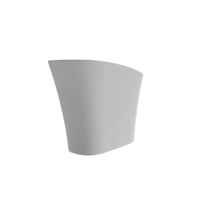 Modern Japanese Solid Surface Soaking Bathtub