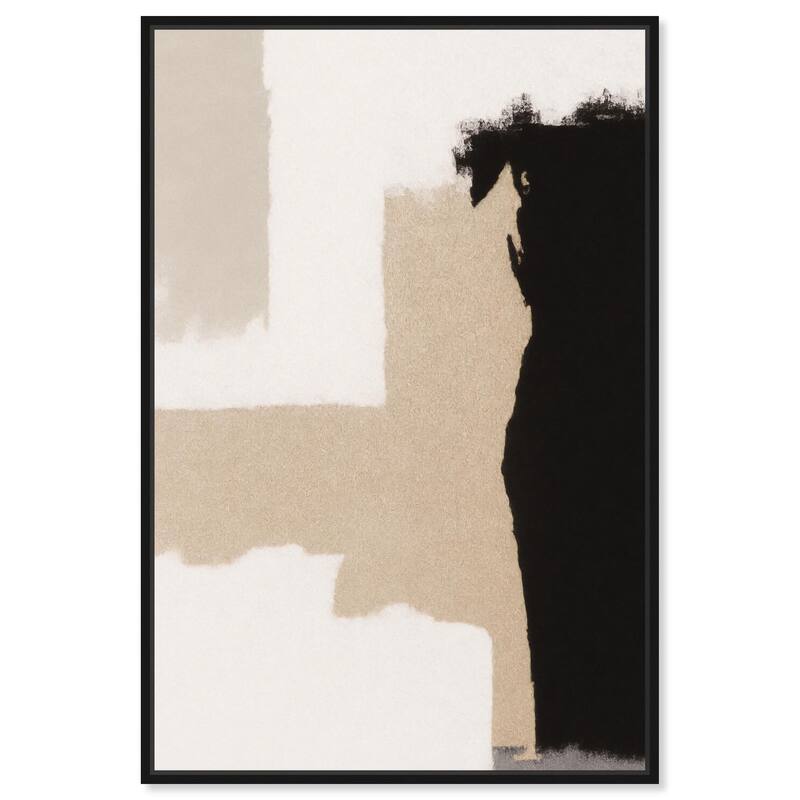 Earth and Ink III Canvas by Art Remedy - Black - 20" x 30"