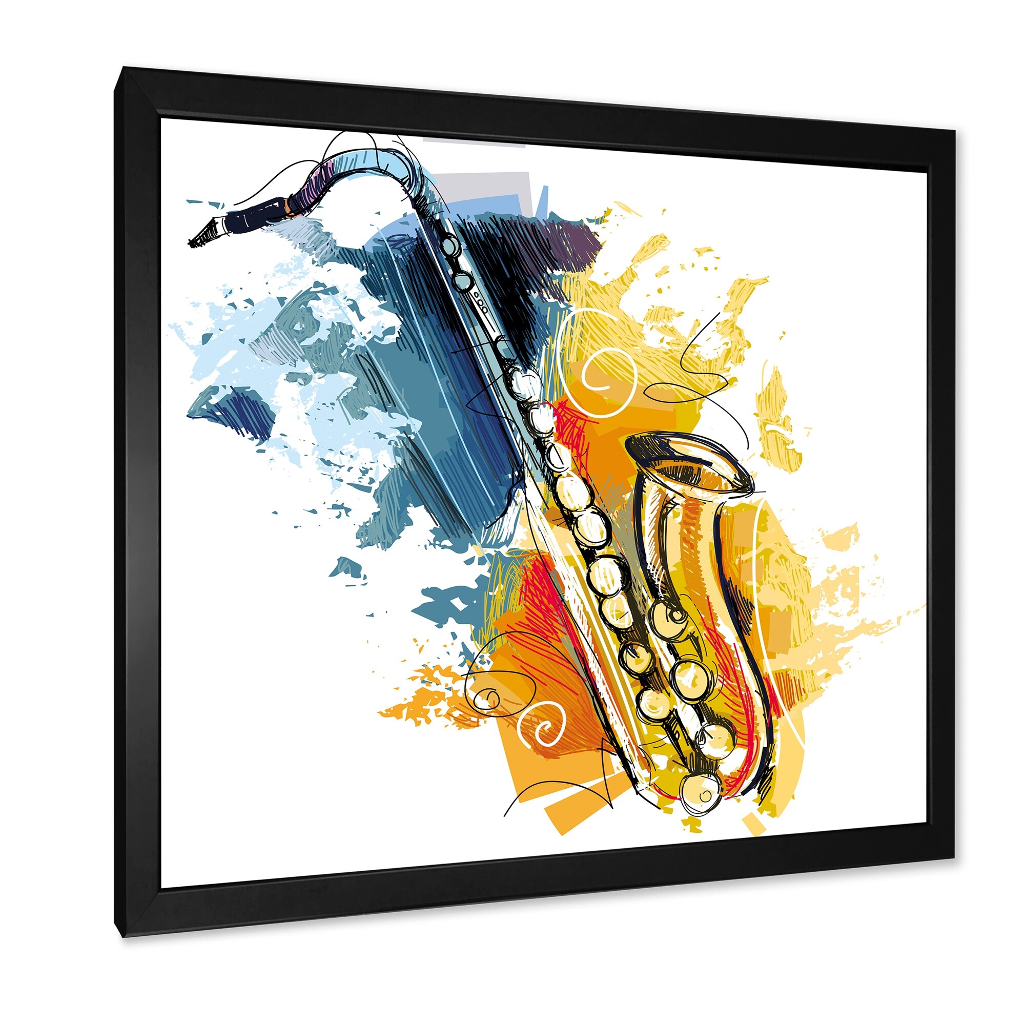 アート・デザイン・音楽 Ideas from Massimo Osti Designart ' Abstract Music and Rhythm ' Abstract Framed