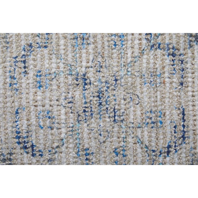 Grand Bazaar Ramey Hand Woven Medallion Transitional Area Rug