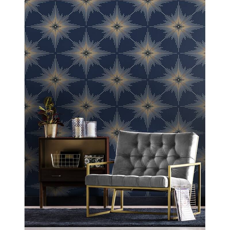 Seabrook Designs North Star Non-Woven Unpasted Wallpaper