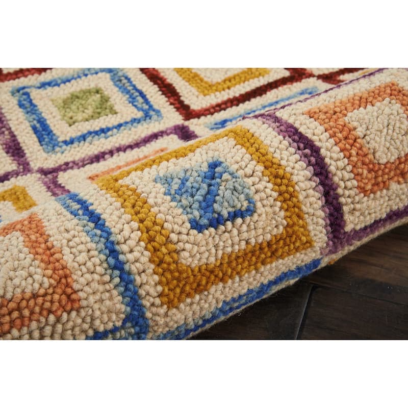 Nourison Vibrant Geometric Area Rug